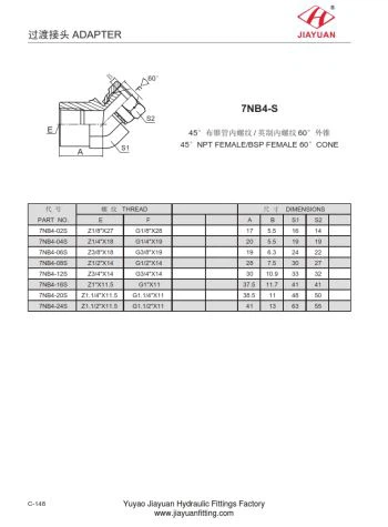 Swivel BSP femminili NPT 45